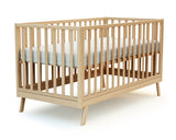 Babybett aus lackiertem Buchenholz 70 x 140 cm