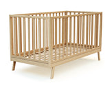 Babybett aus lackiertem Buchenholz 70 x 140 cm