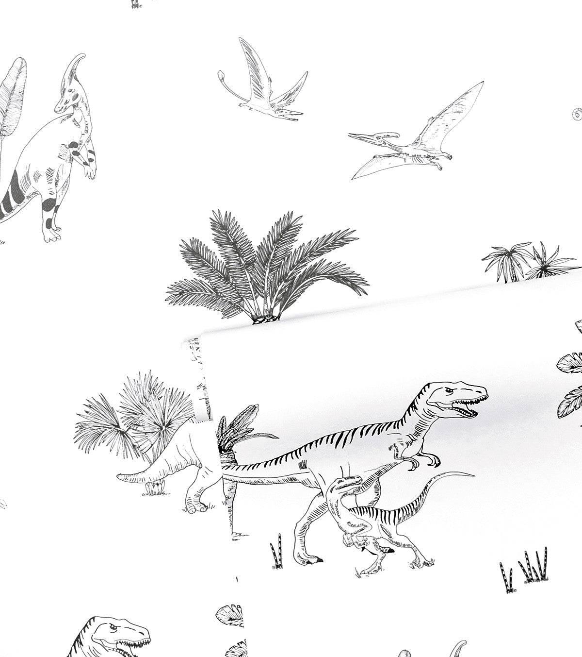 DINOSAURUS - Tapete - Dinosaurier-Motiv