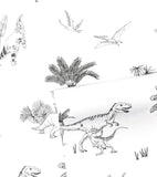 DINOSAURUS - Tapete - Dinosaurier-Motiv