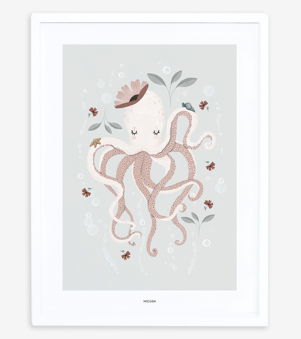 OCEAN FIELD - Poster Kind - Der Oktopus