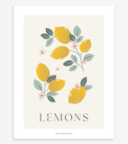 LOUISE - Poster für Kinder - Zitronen