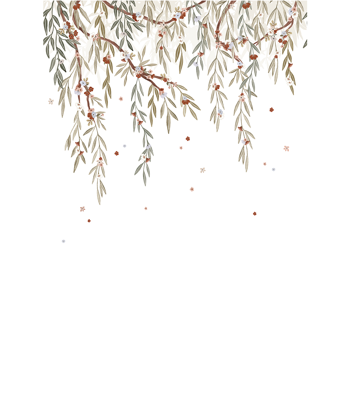 LILYDALE - Panorama-Tapete - Eukalyptusblätter