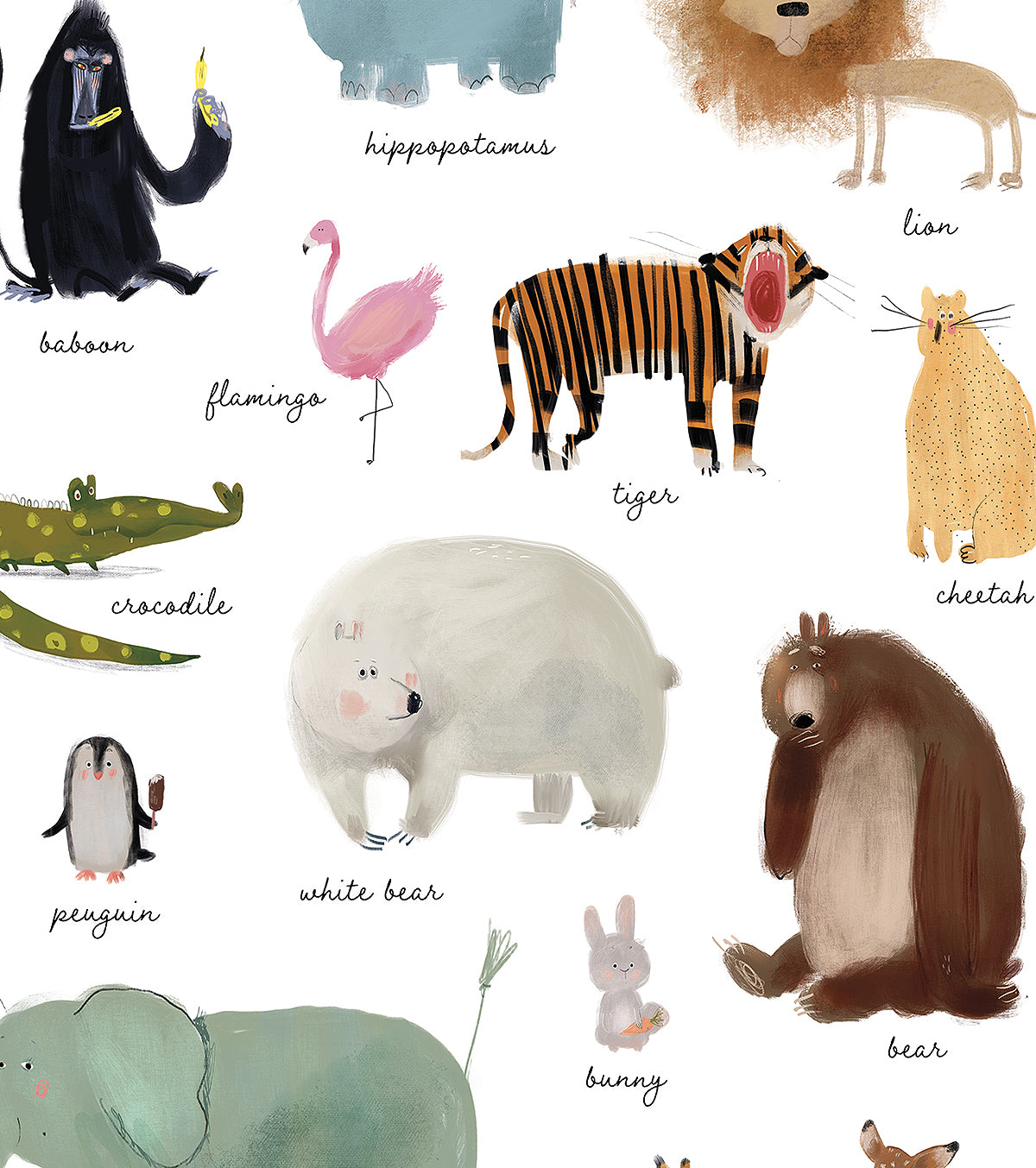 ANIMALIA - Poster Kind - Tiere