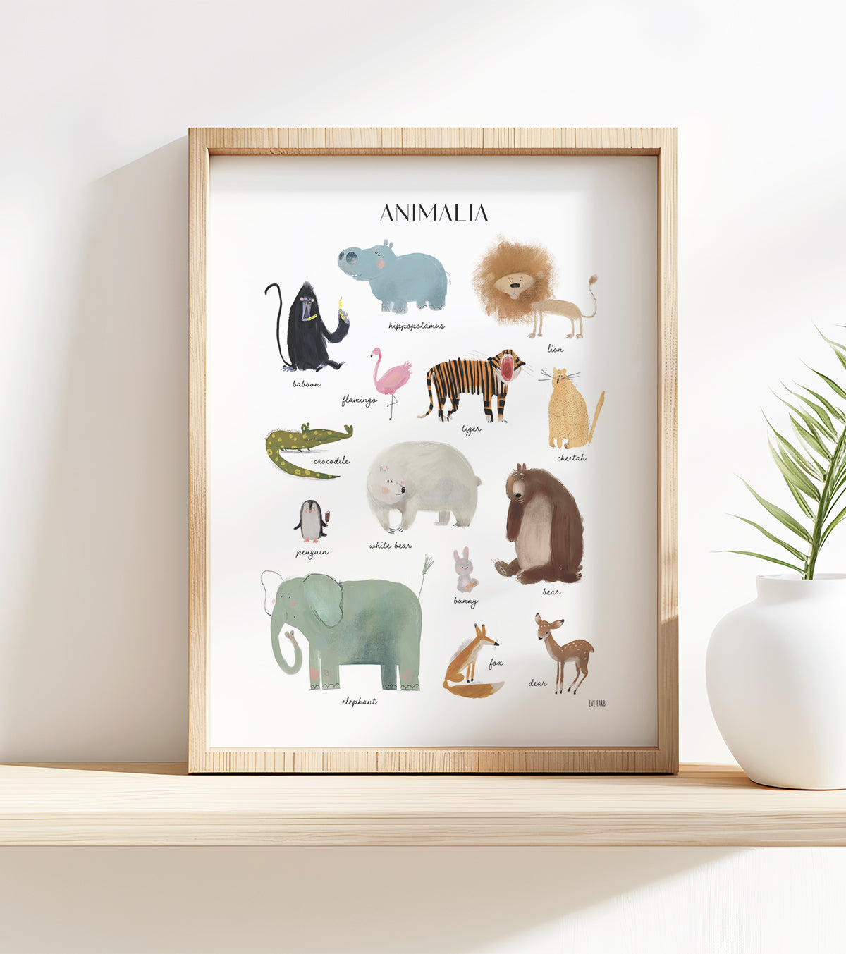 ANIMALIA - Poster Kind - Tiere