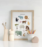 ANIMALIA - Poster Kind - Tiere