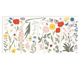 WILDFLOWERS - Wandsticker Wandbilder - Große Wiesenblumen