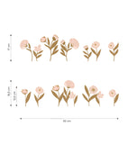 ELEONORE - Wandsticker Wandbilder - Die Blumen