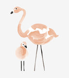 FLAMINGO - Große Wandsticker - Flamingo und sein Baby