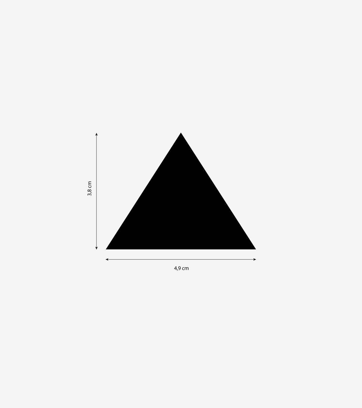 ORIGAMI - Wandsticker wand - Dreiecke