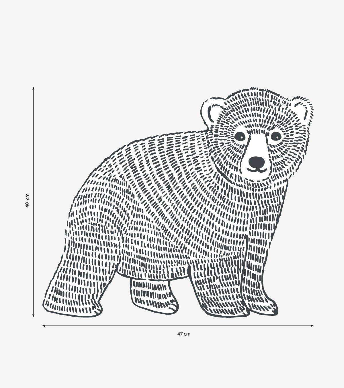 ENCHANTED - Großer Sticker - Der Bär