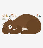 FOREST HAPPINESS - Großer Sticker - Schlafender Bär