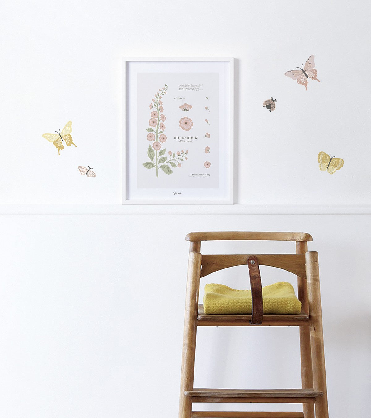 WILDFLOWERS - Wandsticker Wandbilder - Schmetterlinge und Insekten