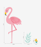 RIO - Große Wandsticker - Rosa Flamingos