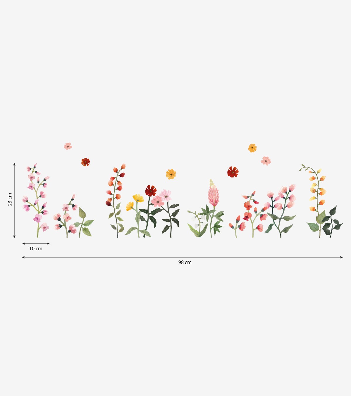 QUEYRAN - Wandsticker Wandbilder - Schöne Blumen