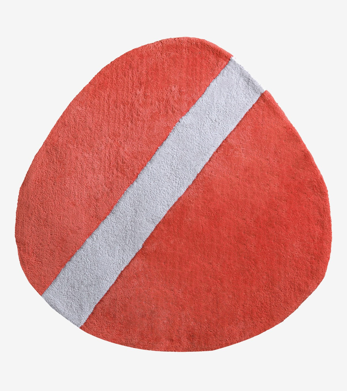 STONE - teppich Kind - Kieselstein (rot und grau)