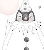DREAMY - Kinderposter - Pinguin und Sterne