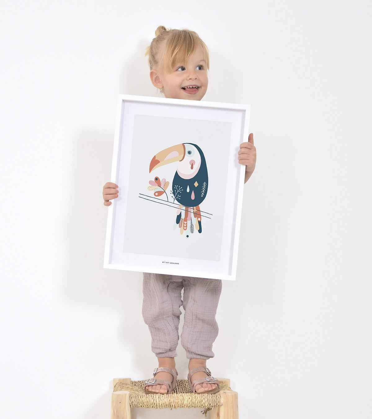 PARADISIO - Poster für Kinder - Tukan auf seinem Ast