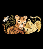 FELIDAE - Großer Sticker - Tiger und Leopard Spiel