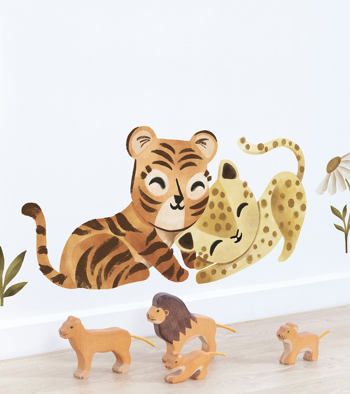 FELIDAE - Großer Sticker - Tiger und Leopard Spiel