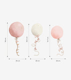 SELENE - Großer Sticker - Luftballons (rosa)