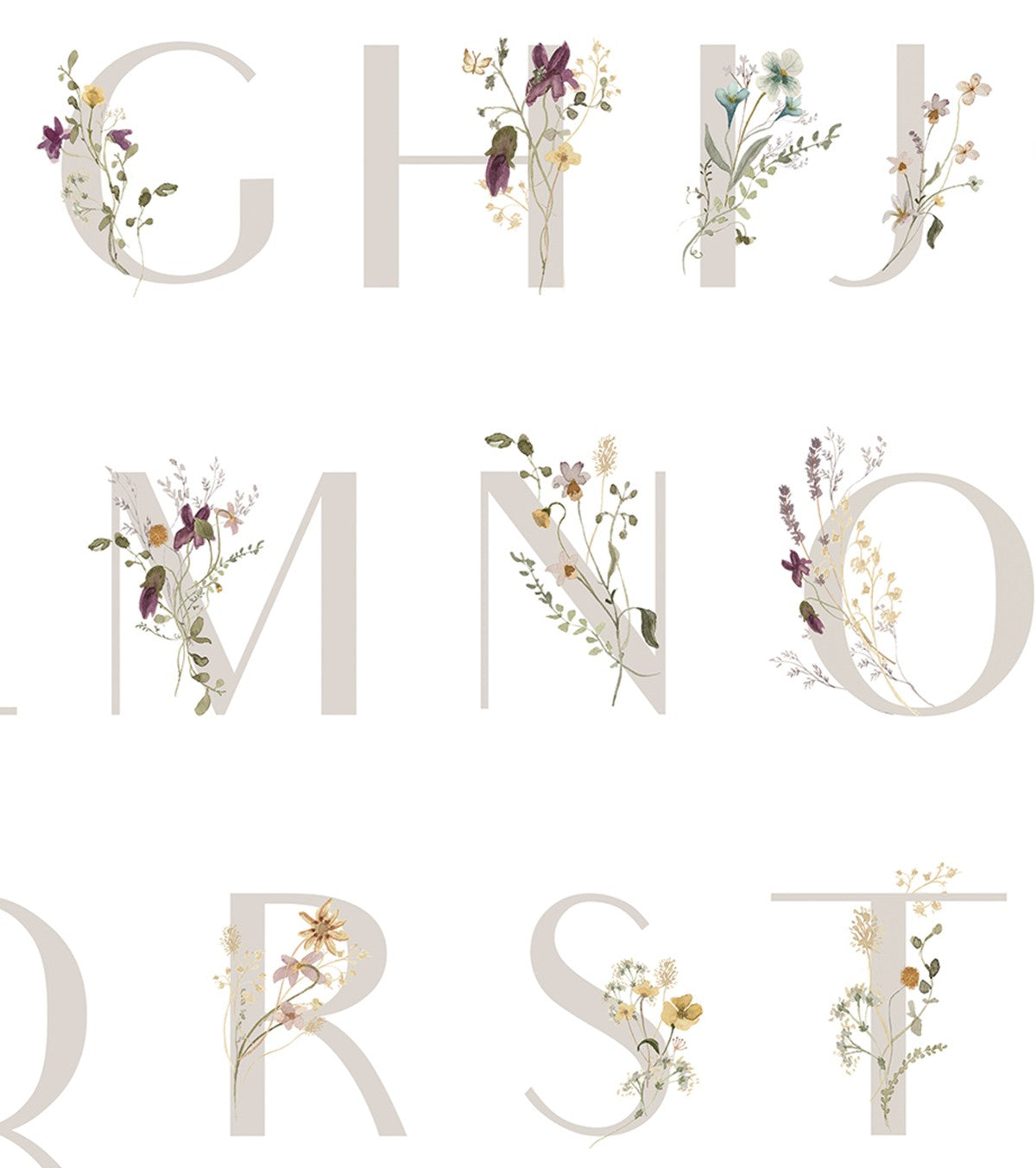 MADEMOISELLE - Poster Kind - Floral ABC